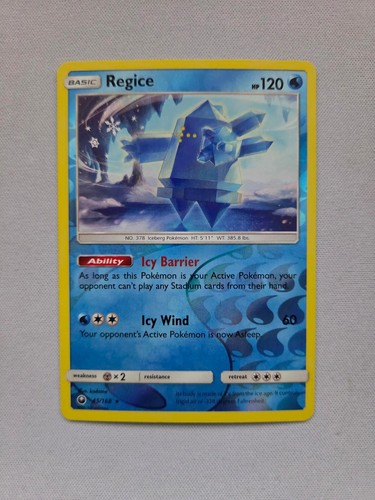 Regice 45/168 Celestial Storm REVERSE HOLO Near Mint