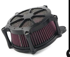 PSLER Air Cleaner Intake Filter System Kit Cut for Softail / Harley & More