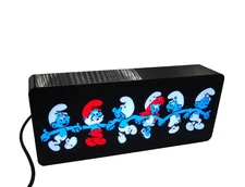smurfs Lantern Night Light - Gift for Kids Desk Lamp Decor USB Powered