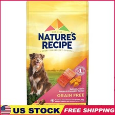 Grain Free Salmon Dog Food W/ Sweet Potato  Pumpkin Healthy Digestion Skin Coat
