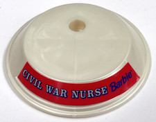 VTG 1985 Barbie Mattel Doll Display Replacemen Stand Base Civil War Nurse Barbie
