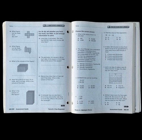 Harcourt Assessment Guide: Harcourt Math Grade 4… 1st Edition, Paperback - Picture 9 of 12