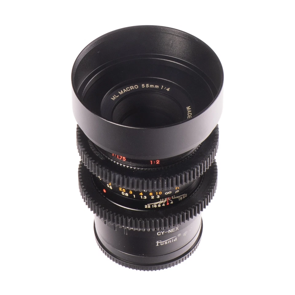 Yashica ML Macro 55mm F4 Cine Mod Vintage Prime Video Lens | Sony E-mount! - Image 4 of 4