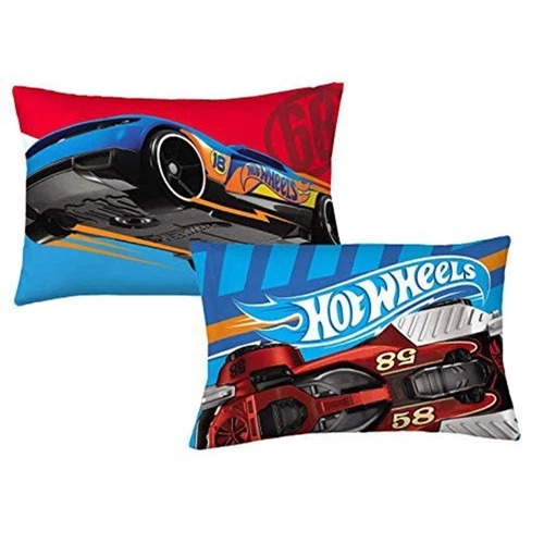 Hot Wheels Pillowcase Fast Pace Reversible Pillowcase for Kids - 20 X 30 Inch...