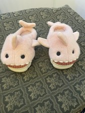 Children's Cute Pink Shark Slip-on Slippers Size 28-20