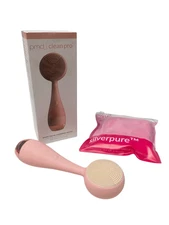 PMD Clean Pro Smart Facial Cleansing Device Silicone Brush & Rose Quartz (READ)