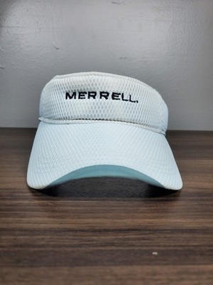 Merrell Visor Lets Get Outside Cap Golf Hat Adjustable Strapback Grey & White