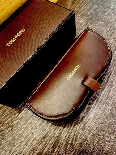 LIMITIERTES braunes TOM FORD ‼️hartes Etui, aus ECHTEM LEDER - Bild 4 von 9