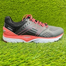 Karhu Fast 7 MRE Womens Size 7 Jet Black Coral Athletic Running Shoes Sneakers