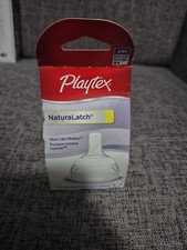 Playtex Baby Naturalatch 2 Silicone Nipples Like Mom BPA Free 3M Medium