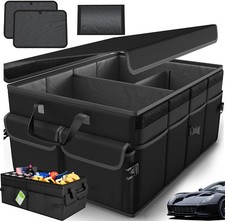 Kofferraumtasche Kofferraum Organizer mit Deckel Autobox Auto Box Tasche