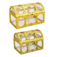 Transparente Schatztruhe Geschenk Aufbewahrungsboxen für Baby-Dusche