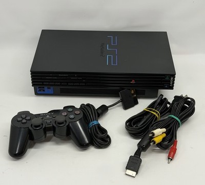 Sony PlayStation 2 PS2 FAT Console SCPH-30001 W/ Controller & Cords OEM Tested