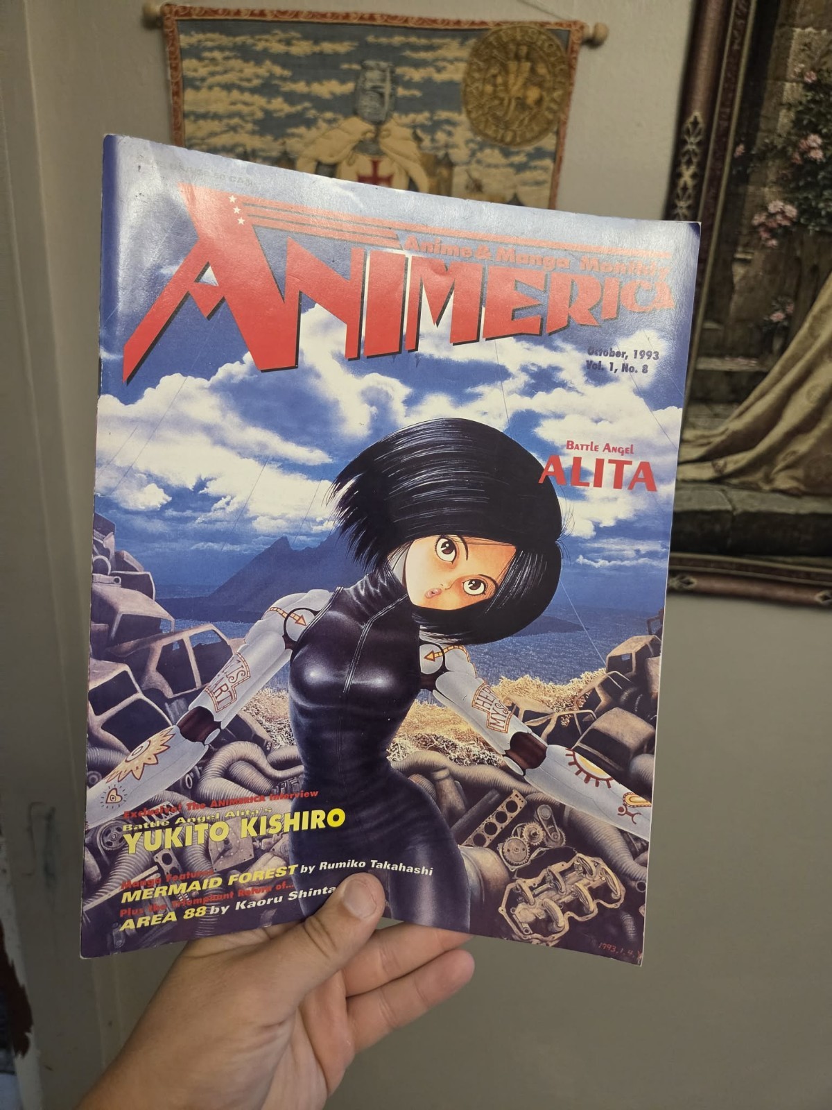 Animerica Magazine Oct 1993 Vol 1 No 8 Battle Angel Alita, Mermaid ...