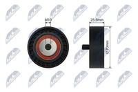 Nty Spannrolle, Keilrippenriemen RNK-BM-047 FüR Bmw