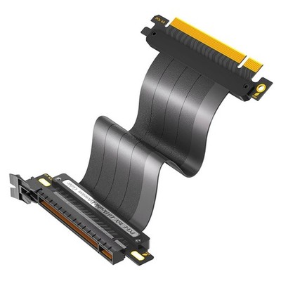 PCIE 4.0 Verlängerungskabel, 16x Geschirmtes High Speed GPU Riser Kabel mit1730