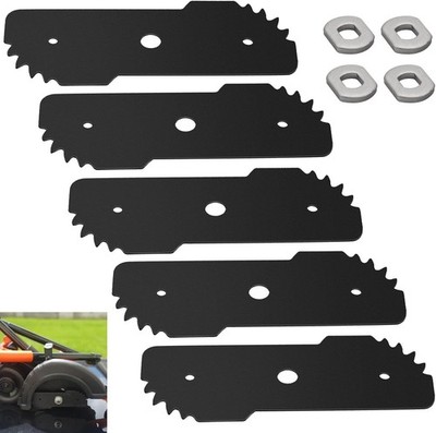 5 Pcs 7-1/2-inch Edge Hog Heavy-Duty Edger Blade Compatible with Black... 