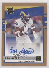 2020 Panini Donruss Rated Rookie Bronze Auto Cam Akers #325 Auto sd0