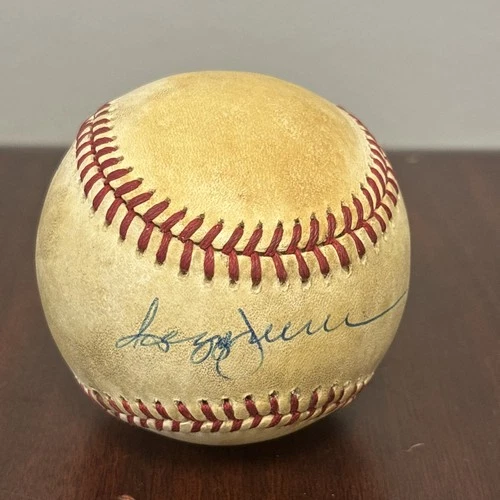 Reggie Jackson Signed OALB Brown Baseball Autograph Auto Vintage Autograph