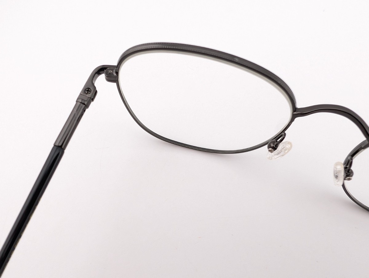 Moscot Spirit Eyeglasses, Frames Only, Luke Pewter/Black, 52-21