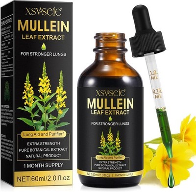 Königskerze-Extrakt für Die Lunge Mullein Leaf Extract Drops Natürliche König...