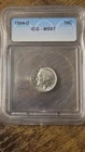 1954 D ICG MS67 Roosevelt Dime
