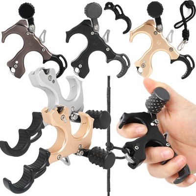 Compoundbogen Release Aids Bogenschießen 3 4 Finger Daumen Trigger RH LH Jagd