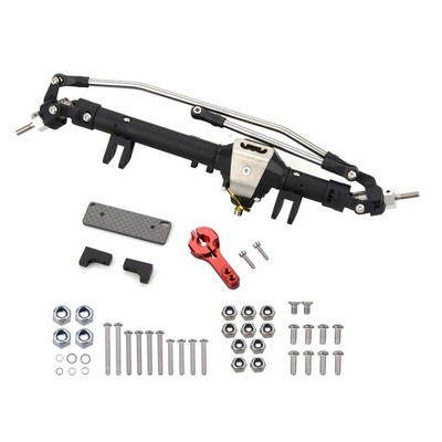 RC Crawler Black Front Axle For 1/10 Axial Wraith 90018 90020 90045 RR10 E