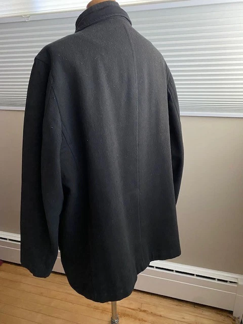 Perri Ellis Portfolio Wool Blend Men's Black Coat  XXL - Image 2 of 4