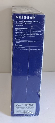 Netgear Universal WiFi Range Extender Model WN2000RPT-111NAS New Sealed - Bild 4 von 6