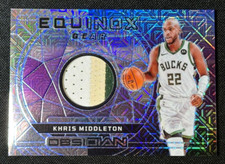 Khris Middleton 2023-24 Panini Obsidian Basketball Equinox Gear #/5 Milwaukee