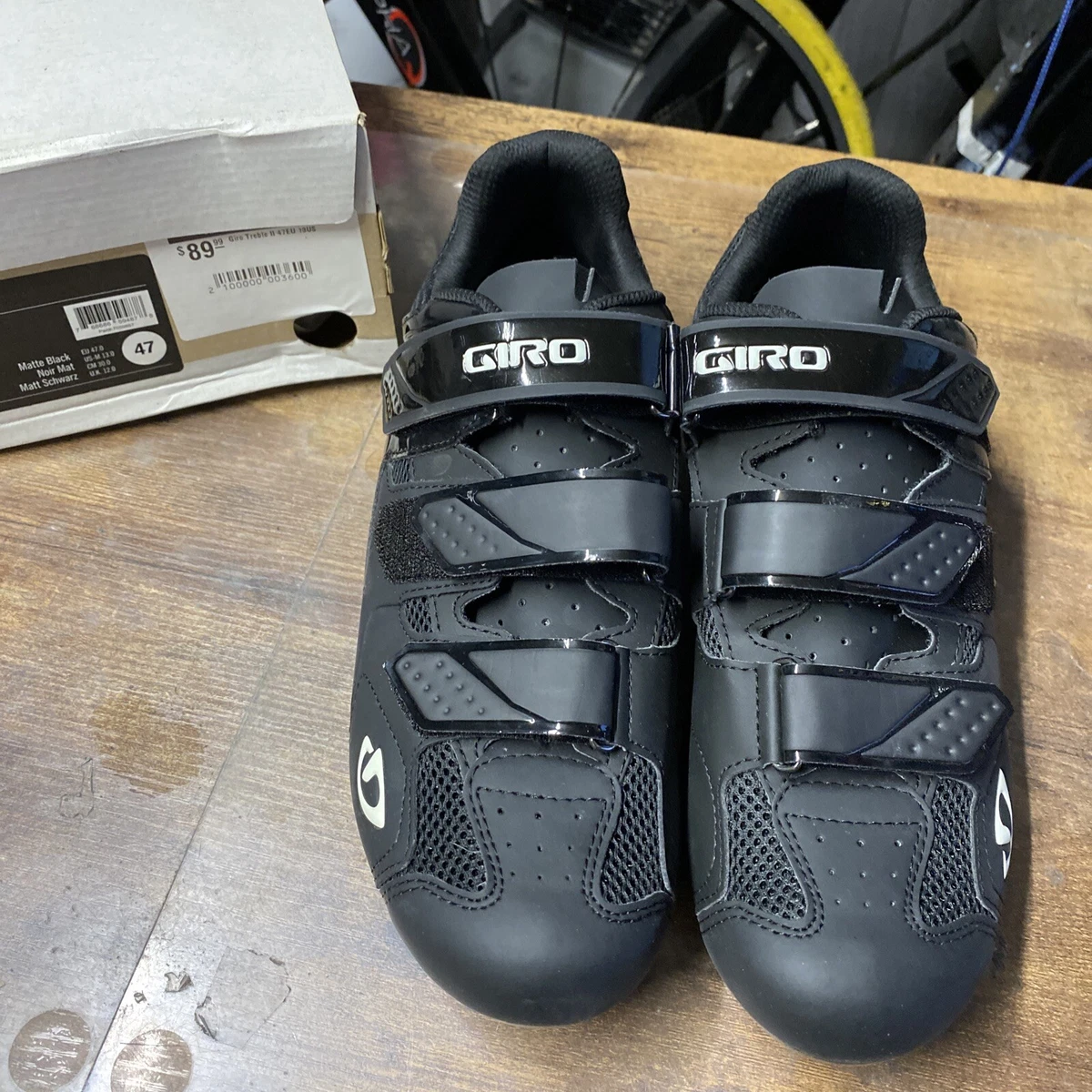 Giro Treble Mens Road Cycling Shoes Size 47 Euro 13 Us (8816-90