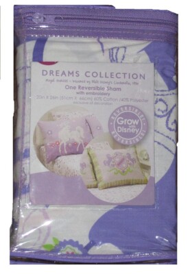Disney Dreams Collection One Reversible Sham 20 x 26in, Royal Horses