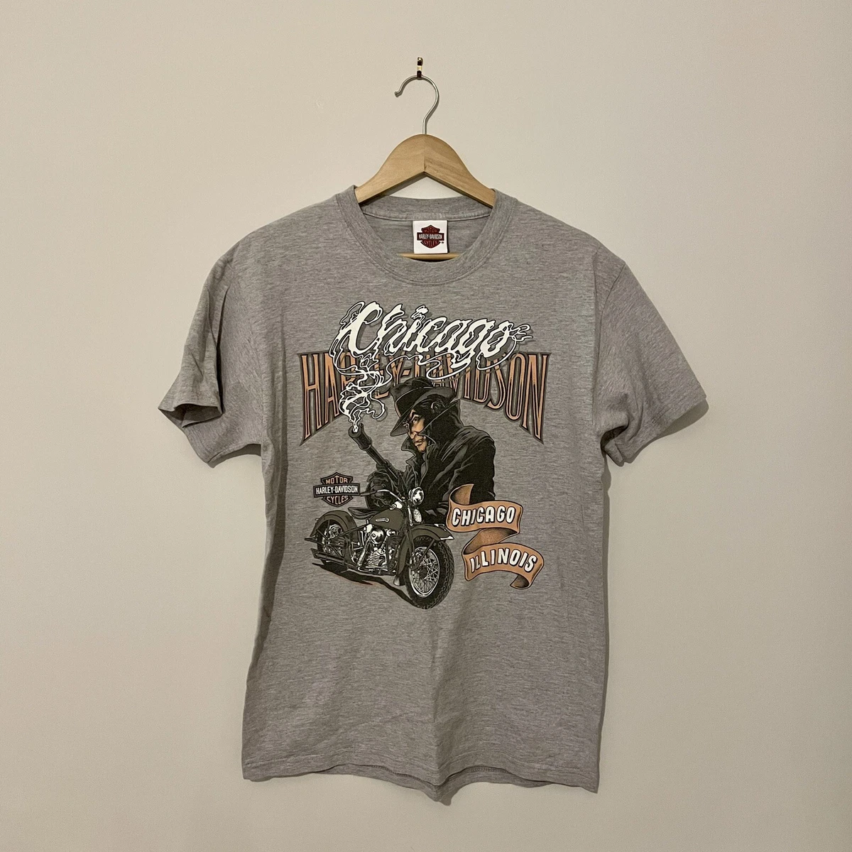 Vintage Harley Davidson Chicago Tee T Shirt