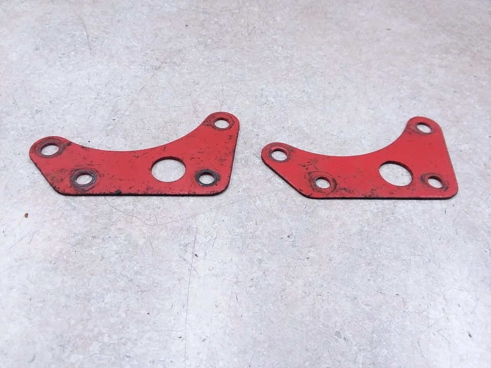 Honda 80 XR XR80 Engine Frame Motor Mount Bracket Pair 1982 ANX-C — 第 2/4 张图片