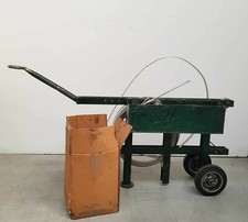 Portareggia in ferro per rotoli reggetta metallica + sigilli + pistola spruzzo