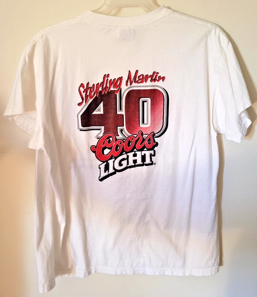 De colección Chase Authentics #40 Sterling Marlin Coors Light Racing XL NASCAR Brickyard Foto 2 de 4