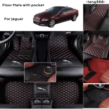 For Jaguar X-Type XK Car Floor Mats Custom Carpets With Pocket Front Rear Rugs