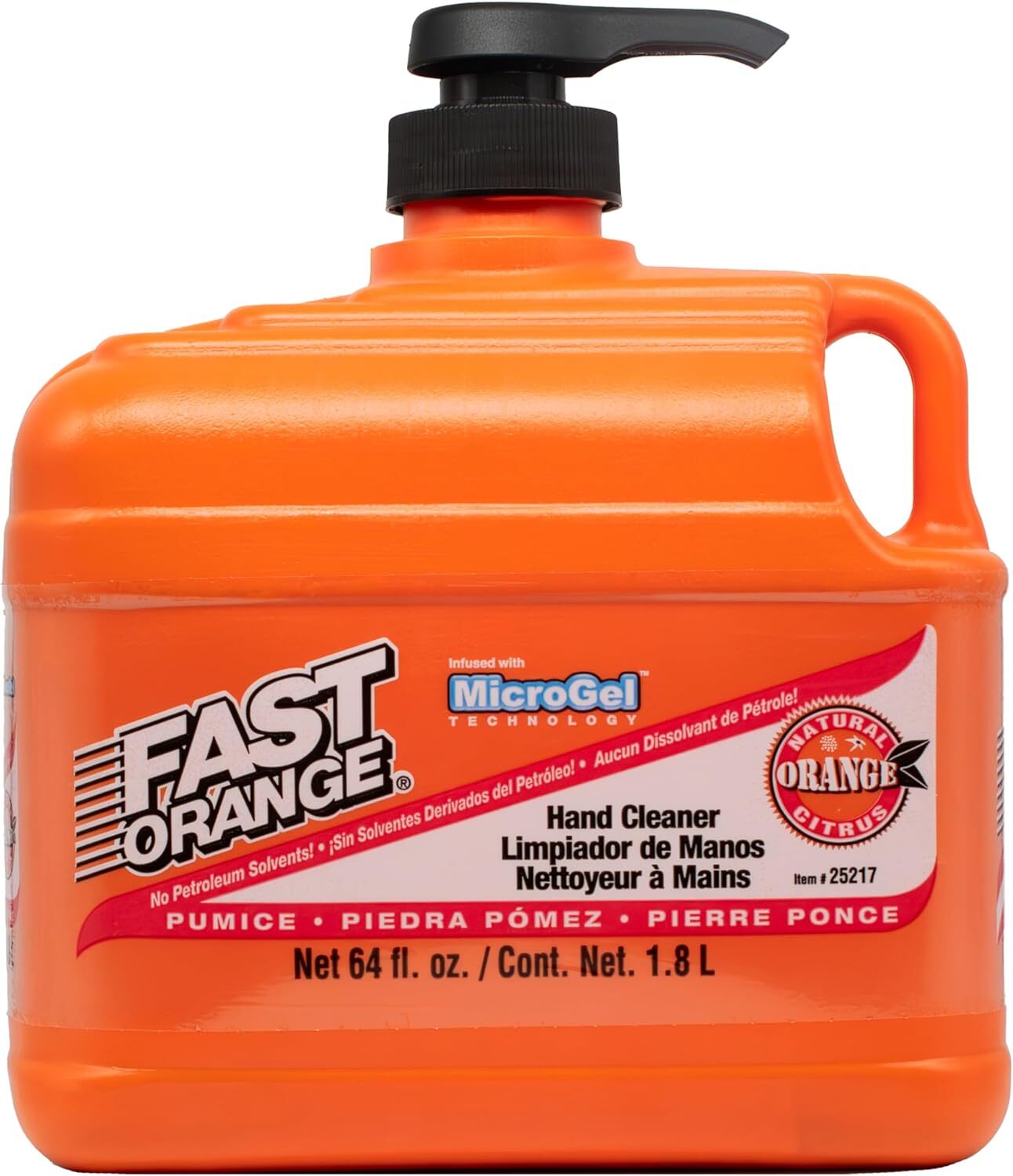 Fast Orange Permatex 25217 Heavy Duty Pumice Hand Cleaner with Natural Citrus