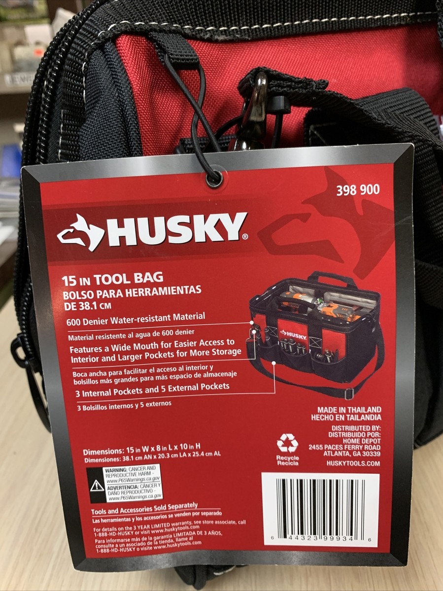 New Husky Zippered Tool Bag 15