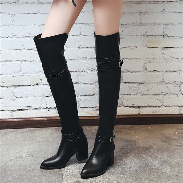 Einfach Business Damen Blcok Absatz Spitz Stiefel Schuhe Overkneesteifel Neu Einfach Business Damen Blcok Absatz Spitz Stiefel Schuhe Overkneesteifel Neu