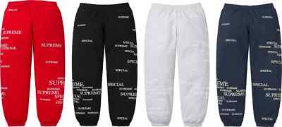 Supreme Special Sweatpant Black Grey Navy Red 4colors FW24 | eBay