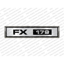 #2618 CHROME BADGE TO SUIT HOLDEN FX 179 CUSTOM CAR INTERIOR 