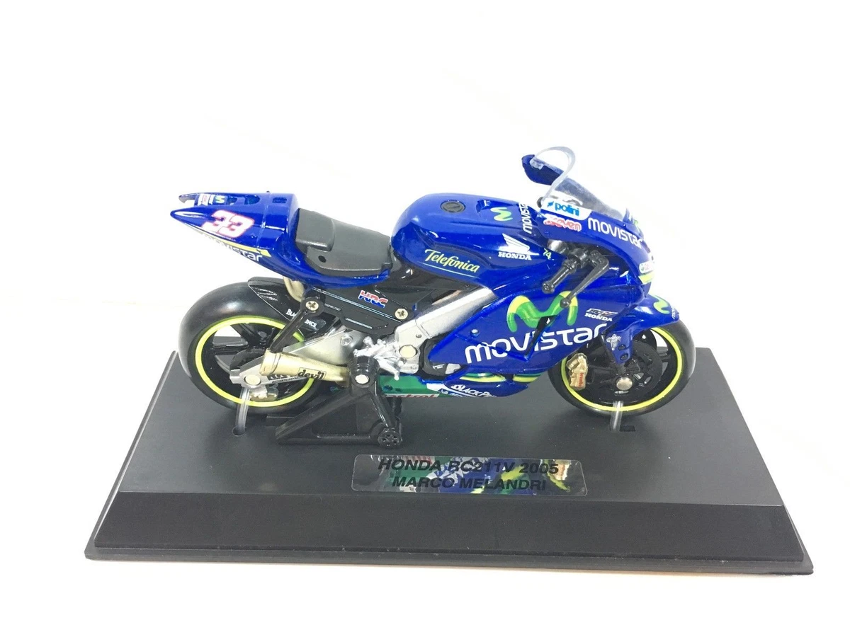 NEW RAY 1:18 DIE CAST MOTO HONDA RC211V MOTO GP 2005 MARCO