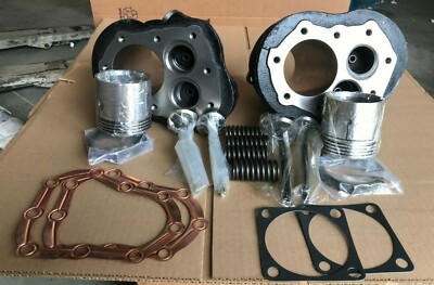 74'' Big Twin Flathead Cylinder & Piston Kit Motor U UL Valves 3 & 5/16'' Bore NEW