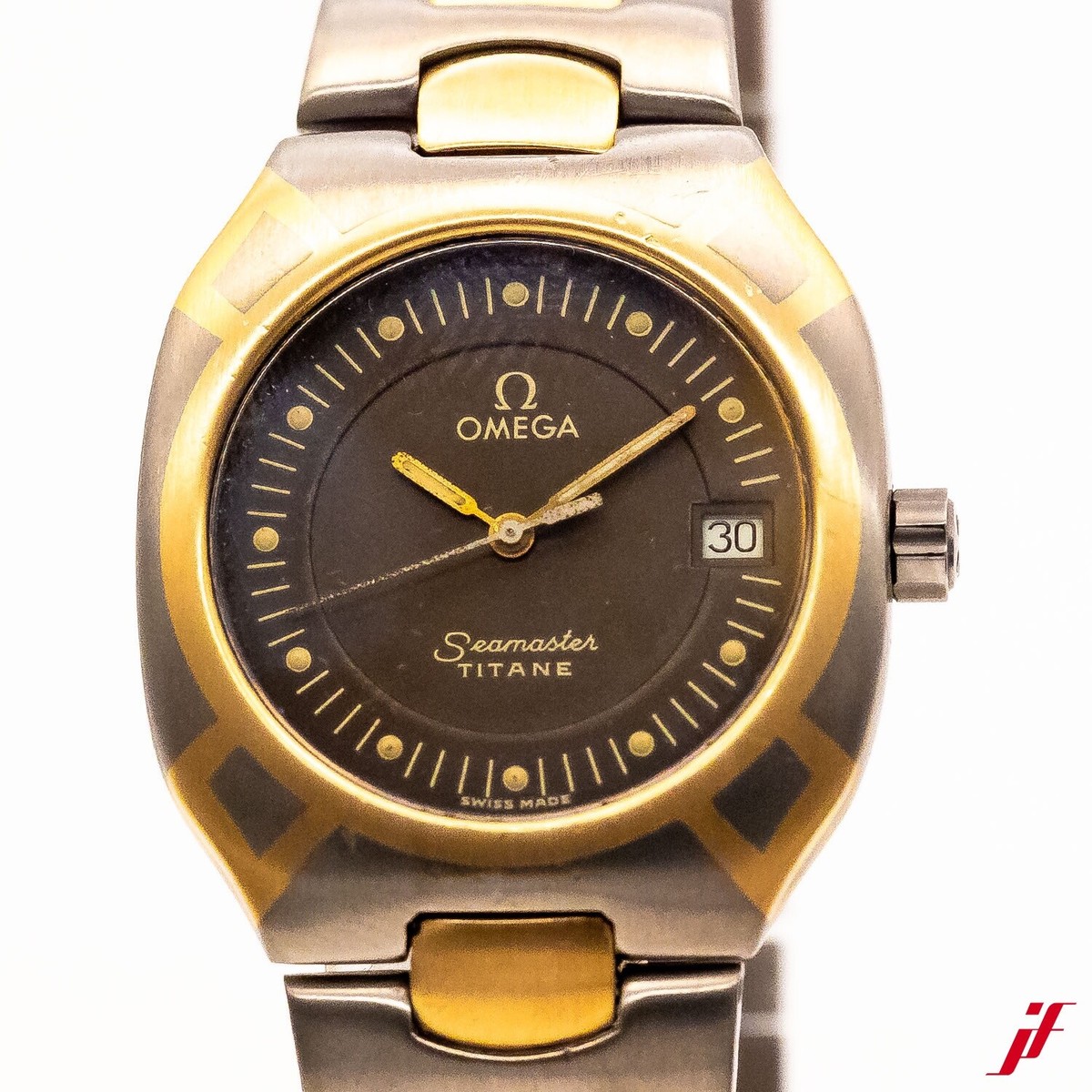 Titane Omega Seamaster Polaris Stahl Gold Omega Seamaster Vintage