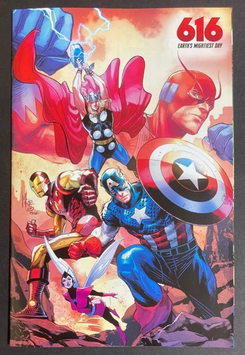 Avengers #25 (2025) 616 Day Marco Checchetto Variant VF/NM Marvel Comics
