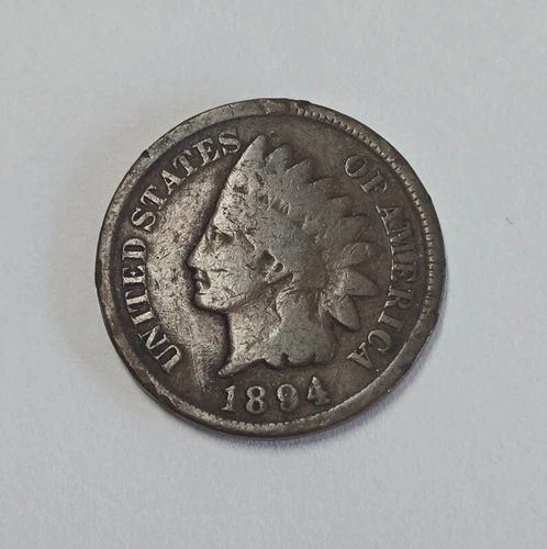 1894 Indian Cent Very Good Condition Better Date