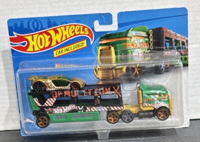 Hot Wheels 2018 Road Rally Demolition X  Bigrig and Car BDW61-0910