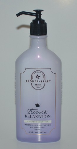 2 BATH BODY WORKS AROMATHERAPY STEEPED RELAXATION LAVENDER MINT TEA LOTION CREAM - 第 2/5 張圖片